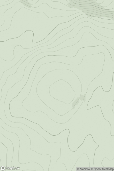 Thumbnail image for A' Chruach [Oban to Loch Fyne] [NM870191] showing contour plot for surrounding peak